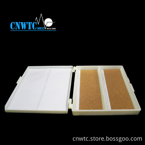 50pcs Microscope Slide Rack: Storage Solution for Your Lab Essentials